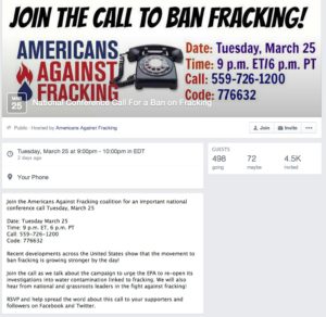 AAF Ban Fracking