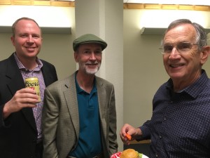 Left to right: Todd Shepherd, Vincent Carroll, Peter Blake on July 18, 2016. Credit: Jon Caldara