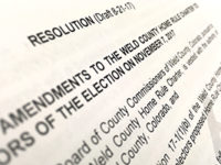 Weld elected officials: County Commissioners need the oversight, vote NO on 1A