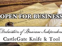 CastleGate Knife and Tool Declaration of Business Independence